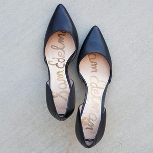 Sam Edelman Black Dorsay Heels (Sz 8M)